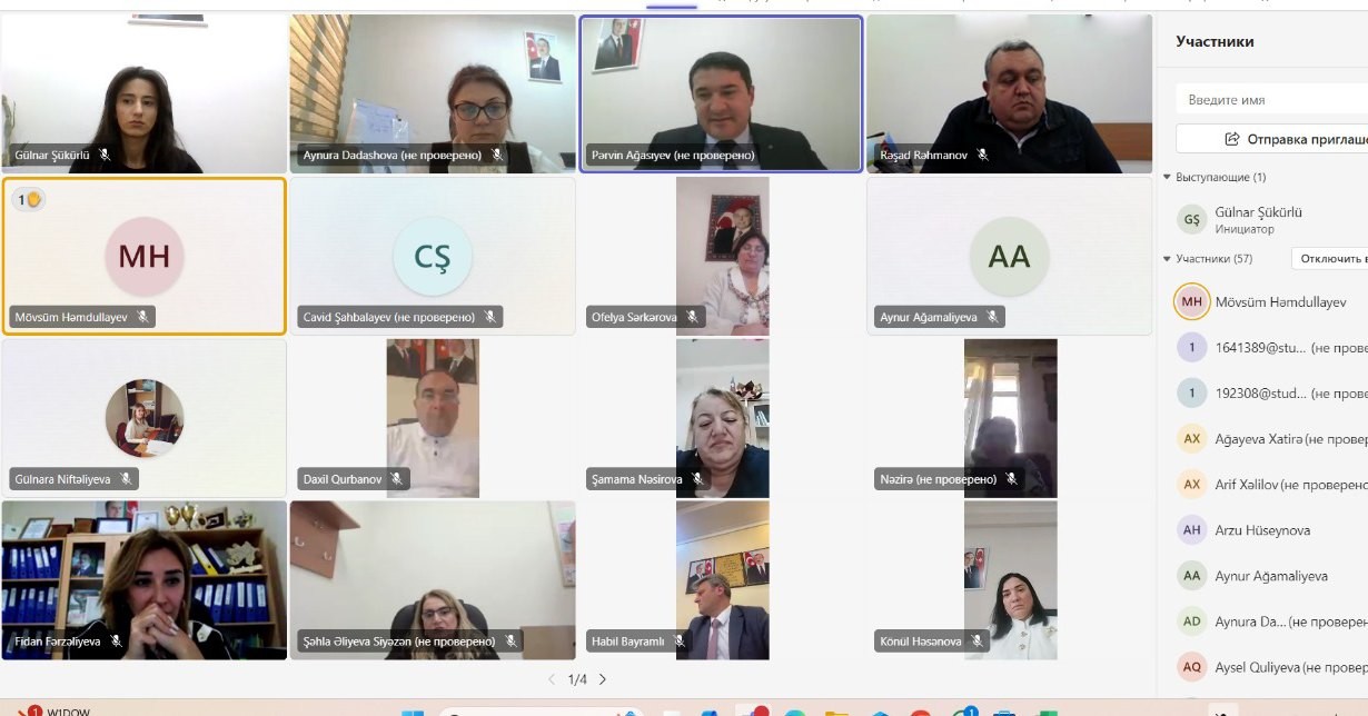 64 ümumi təhsil müəssisəsinin rəhbərləri və sektorlar üzrə koordinatorlarla görüş keçirilib.