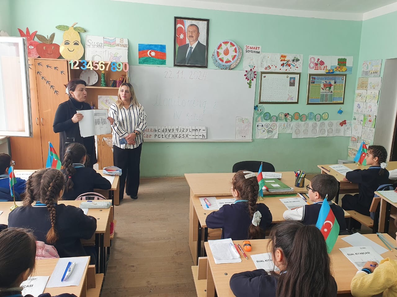 Dördüncü siniflər monitorinqlərə hazırlıq məqsədilə sınaqlar təşkil olunmuşdur.