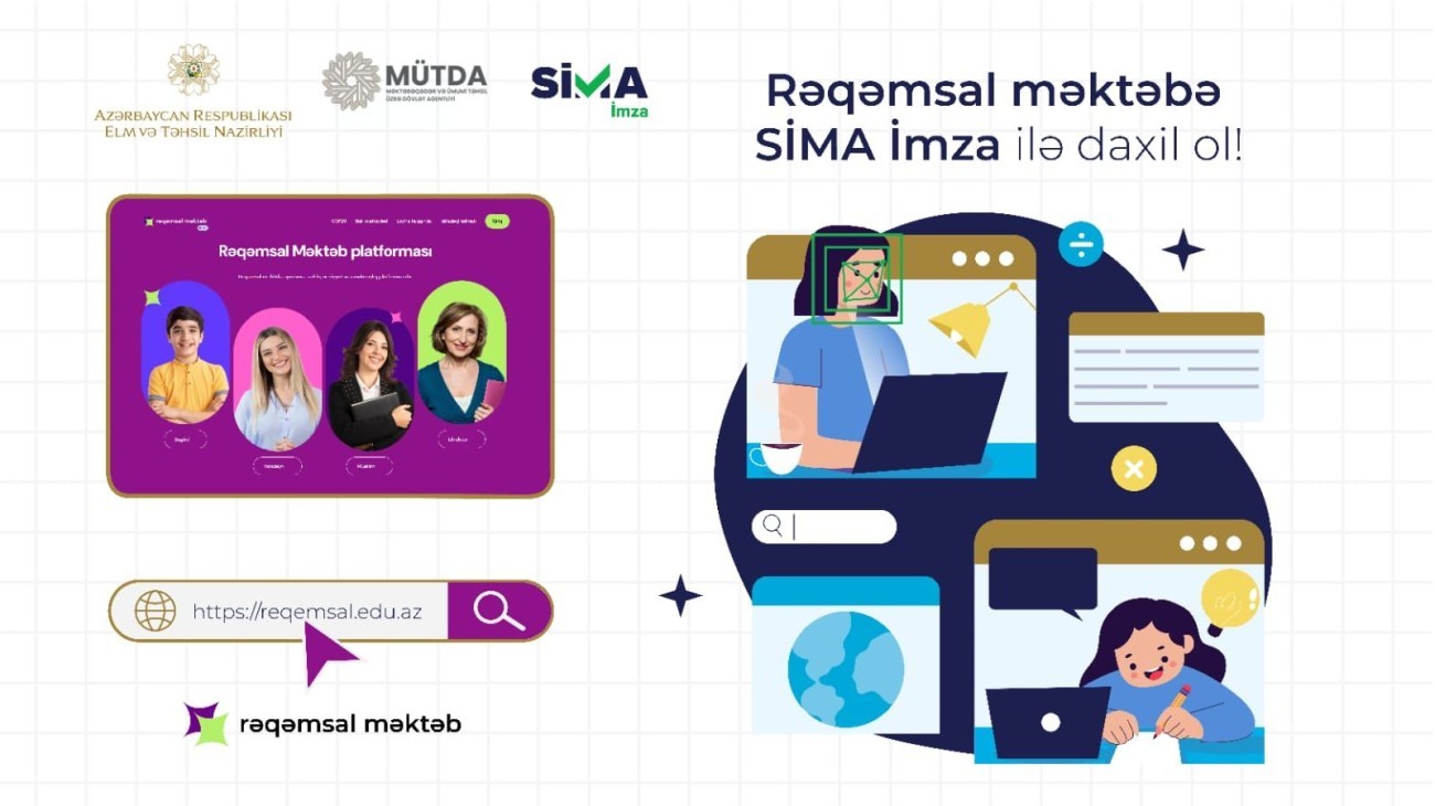 “Şagird”, “Valideyn”, “Müəllim” və “Məktəb rəhbəri” üçün fərdi kabinetlər mövcuddur.