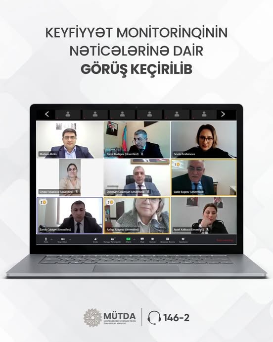 Keyfiyyət monitorinqinin nəticələrinə dair görüş keçirilib