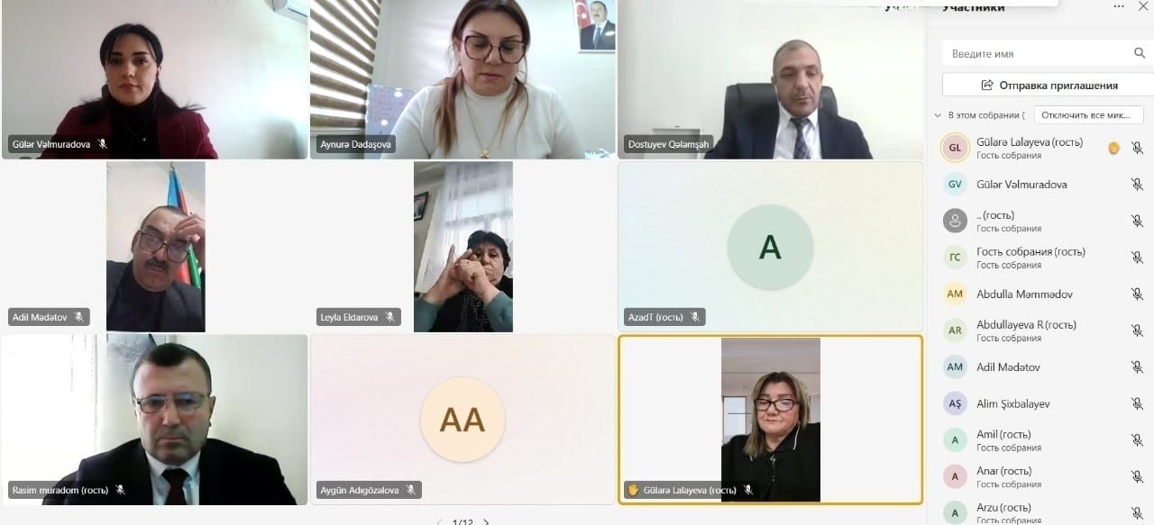 Təhsil müəssisələrinin rəhbərləri ilə onlayn görüşlər keçirilib.