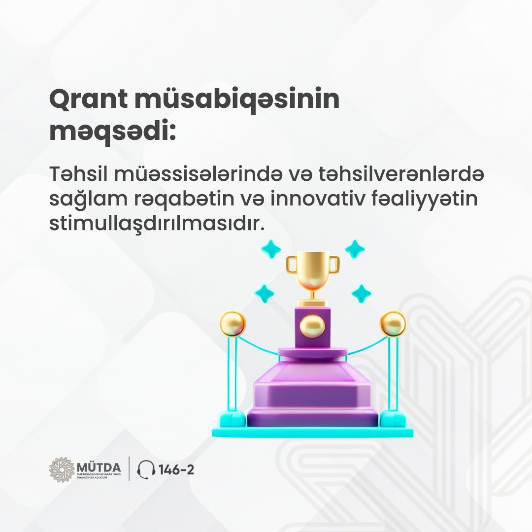 Qrant müsabiqəsinin məqsədi