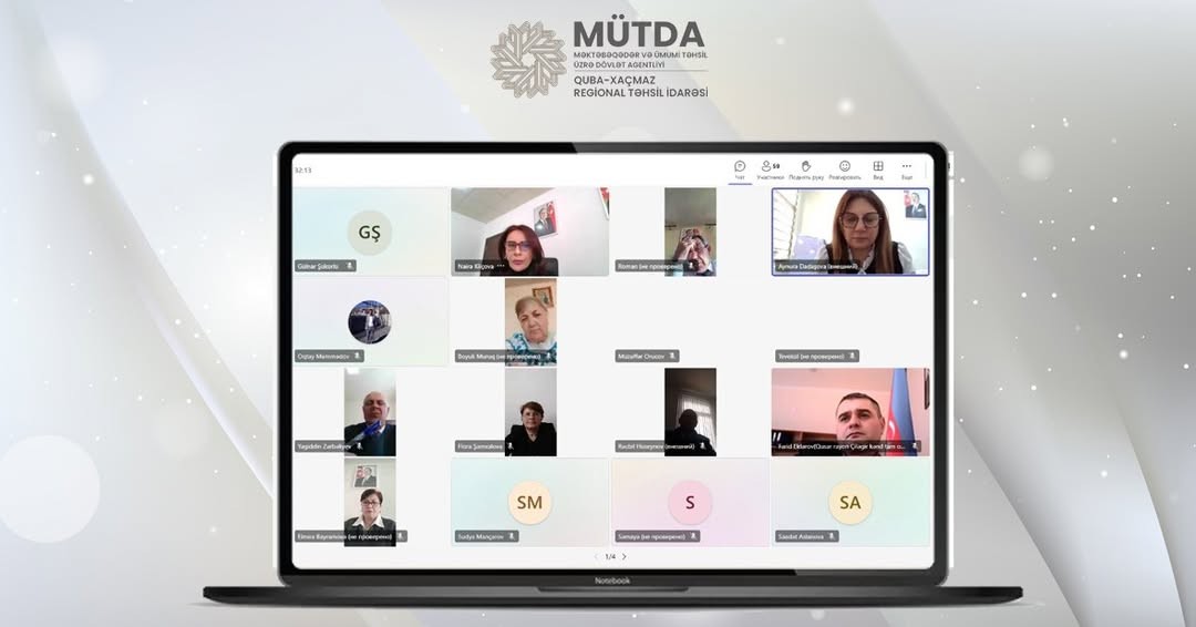 Təhsil müəssisələrinin rəhbərləri ilə onlayn görüş keçirilib.