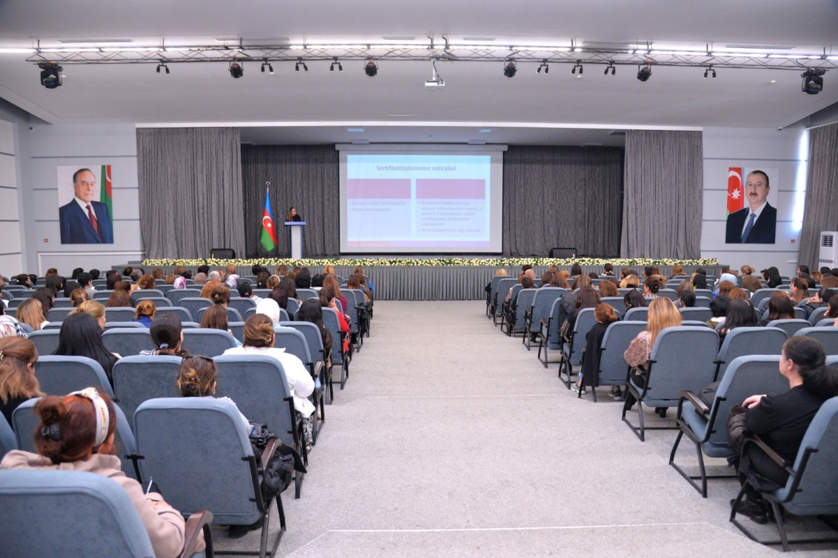 Paytaxt və regionlarda sertifikatlaşdırılma ilə bağlı məlumatlandırıcı görüşlər davam edir