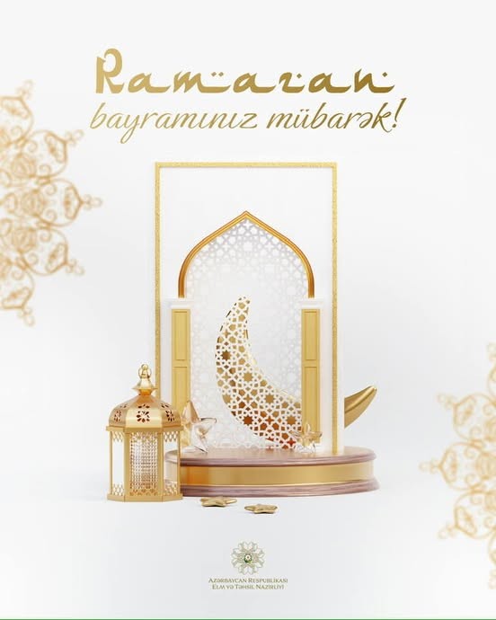 Ramazan bayramınız mübarək!
