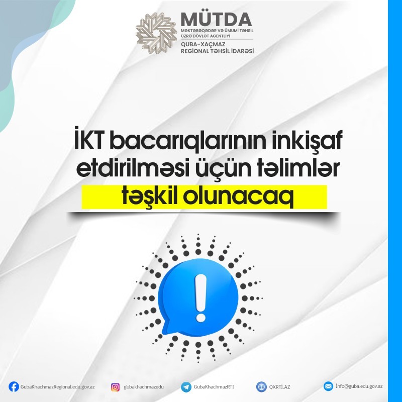 Təlimlərə start verilir