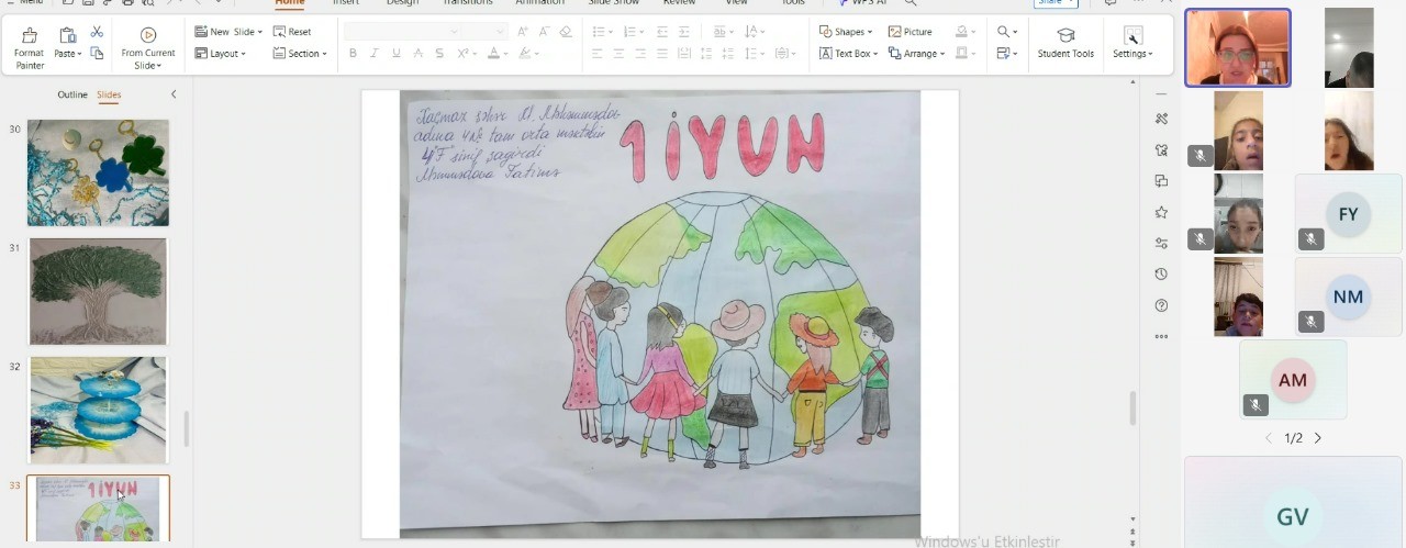 1 İyun – Uşaqların Beynəlxalq Müdafiəsi Günü münasibətilə onlayn formatda görüş təşkil olundu.