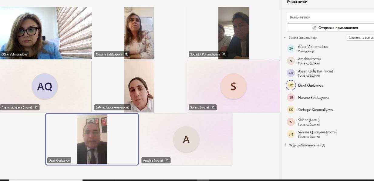 Onlayn qaydada görüş təşkil edilmişdir.