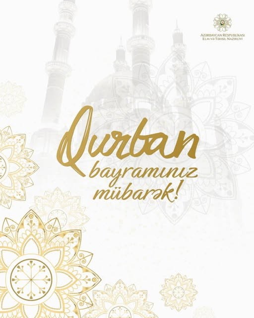 Bayramınız mübarək olsun!