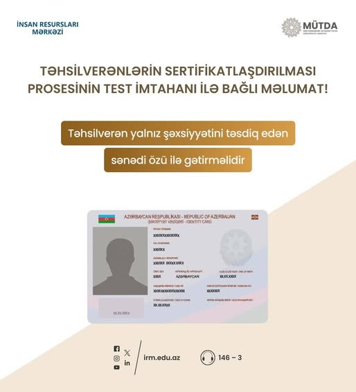 Müəllimlərin diqqətinə