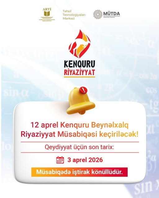 Kenquru Beynəlxalq Riyaziyyat Müsabiqəsi keçiriləcək
