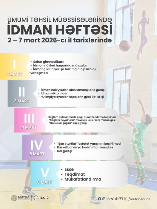 “İdman həftəsi” keçiriləcək