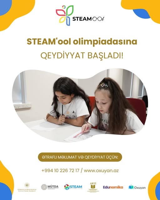 STEAM’ool Olimpiadasına qeydiyyata başlanılıb