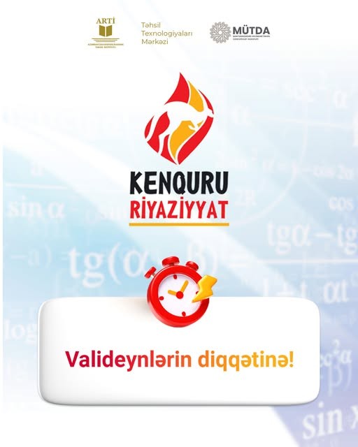 Valideynlərin diqqətinə