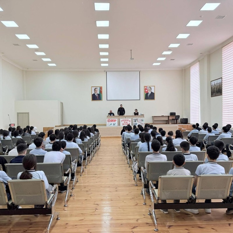 “Narkomaniyaya yox deyək” mövzusunda maarifləndirici tədbirlər keçirilmişdir.
