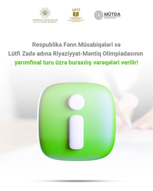 Buraxılış vərəqələrinin verilməsinə başlanılıb.