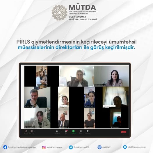 PIRLS qiymətləndirilməsi ilə bağlı direktorlarla görüş keçirilib