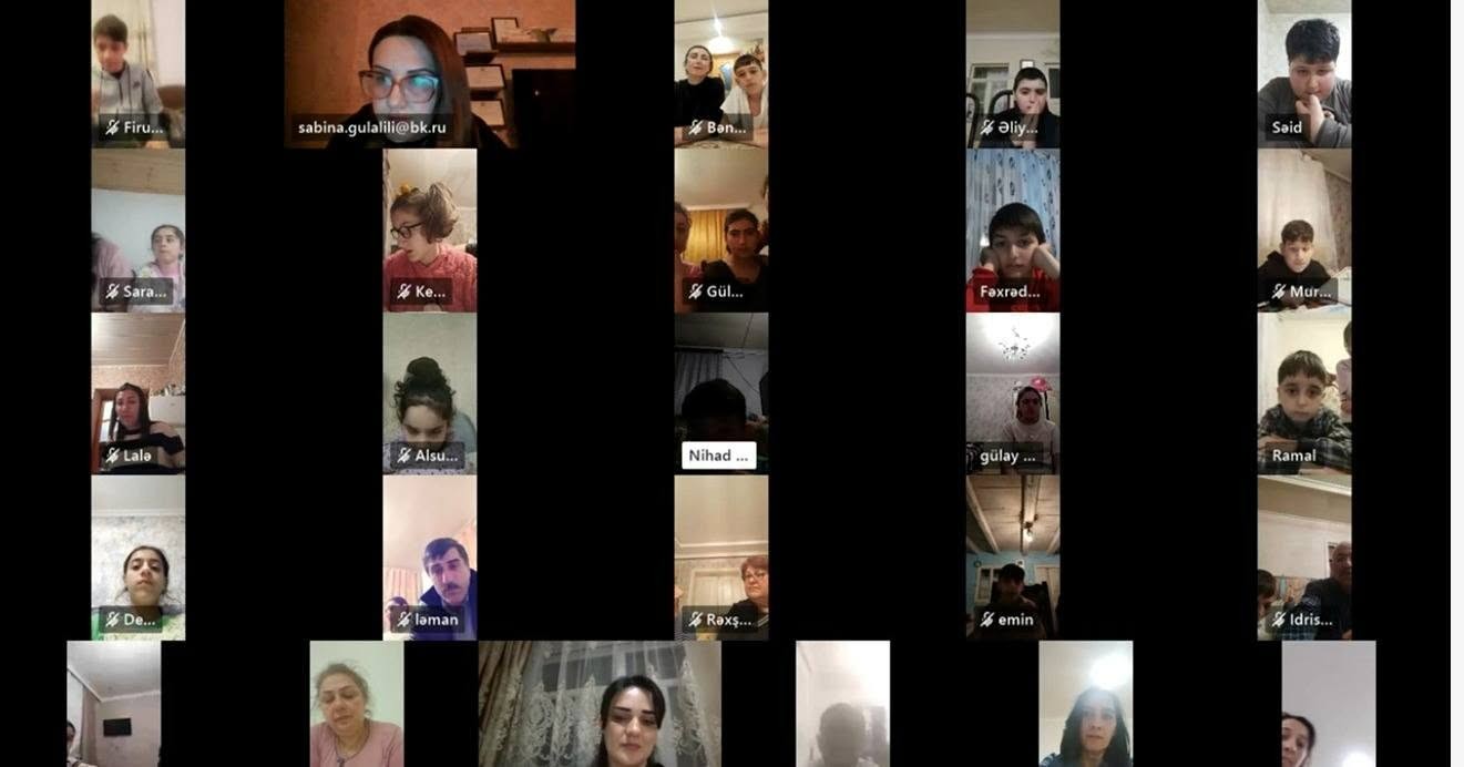 “Rəngli Dünyam” adlı onlayn sərgi keçirilib