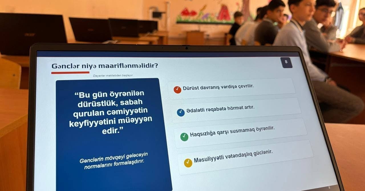 “Korrupsiyaya qarşı mübarizə” mövzusunda maarifləndirici tədbirlər keçirilib