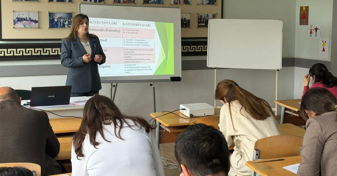 Sertifikasiyada iştirakına dəstək məqsədilə təlimlər təşkil olunmuşdur.