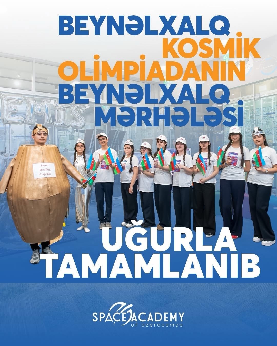 Beynəlxalq Kosmik Olimpiada”nın beynəlxalq mərhələsi keçirilib