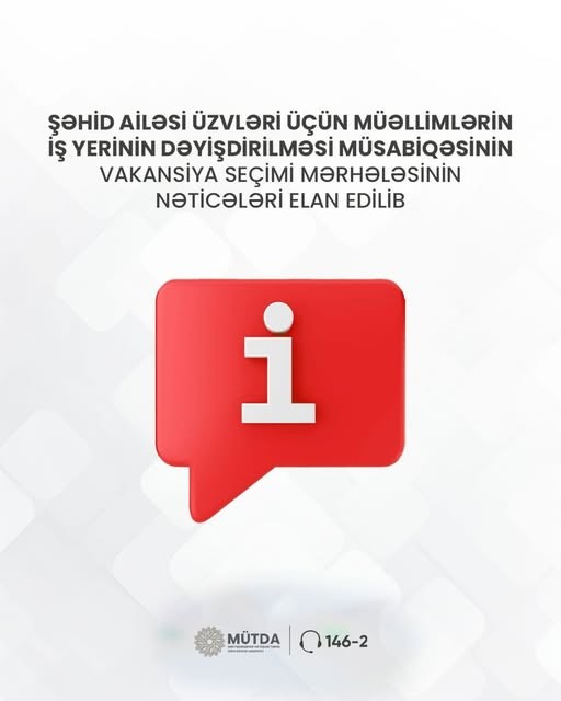 Nəticələri elan olundu