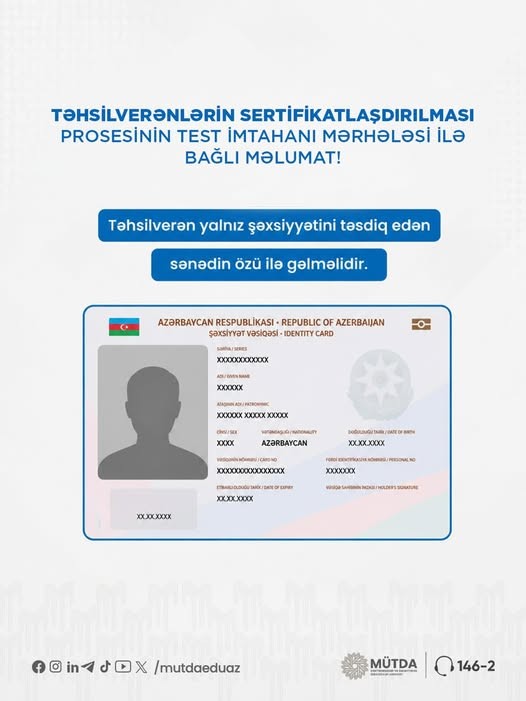 Müəllimlərin nəzərinə