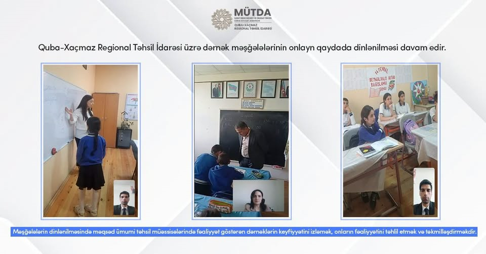 Dərsdinləmələr həyata keçirilir