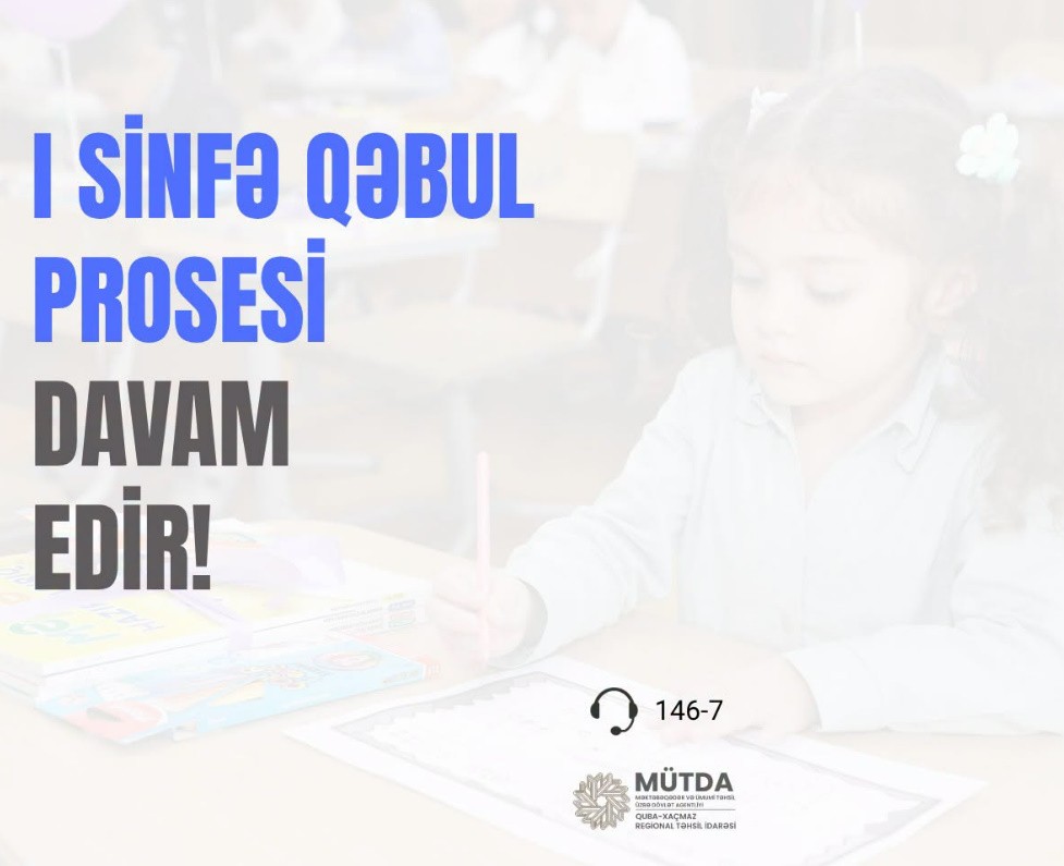 I sinfə qəbulla bağlı 6349 sorğu yerləşdirilib
