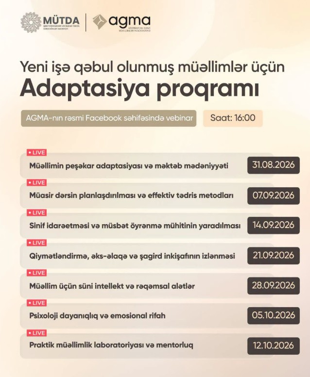 Adaptasiya proqramı başlayır